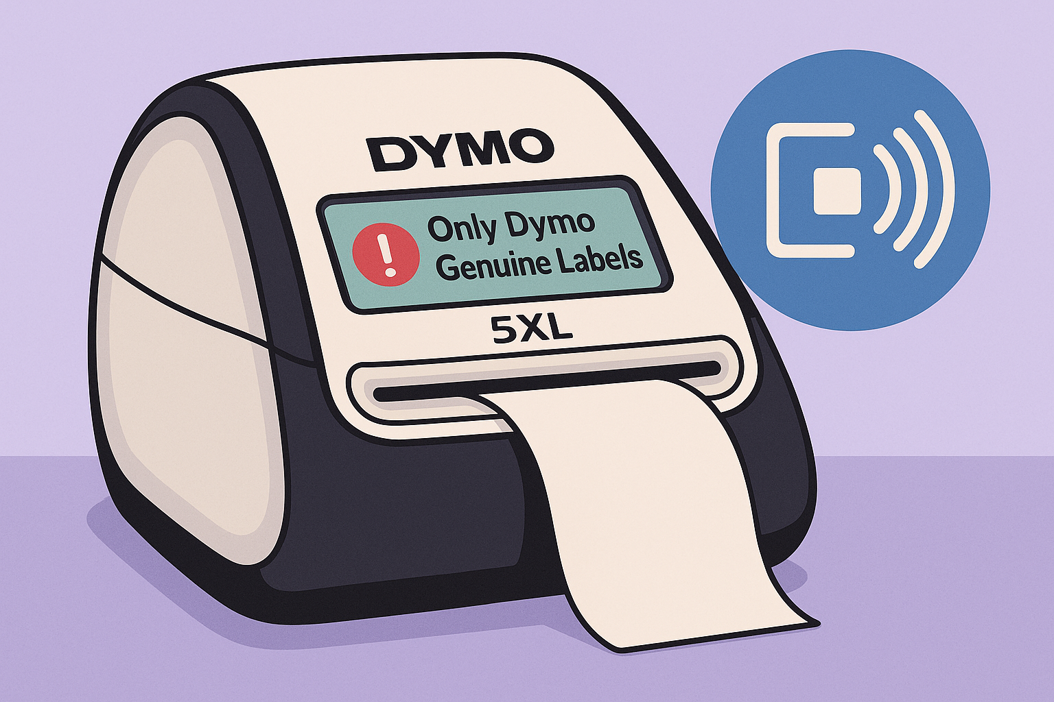 Chyba Dymo 550 / 5XL „Only Dymo Genuine Labels“ – riešenie