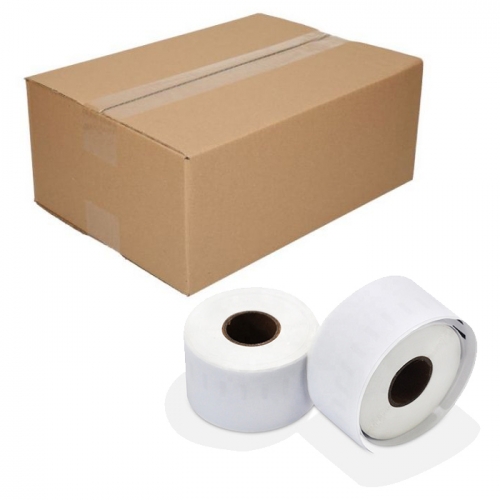 10 kotúčov Dymo 99018 kompatibilné štítky, 38 x 190mm, 110 štítkov