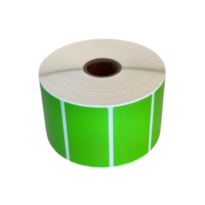 Zebra 57 x 32 kompatibilné zelené štítky
