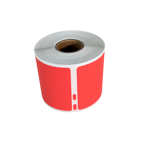 Dymo 99014 kompatibilné červené štítky, 101 x 54mm, 220 štítkov