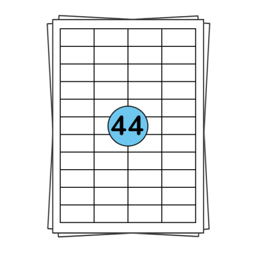 A4 hárky so štítkami